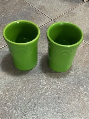 Fiesta Bright Green 6 ounce tumblers - Set of 2